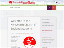 Tablet Screenshot of kensworthschool.co.uk